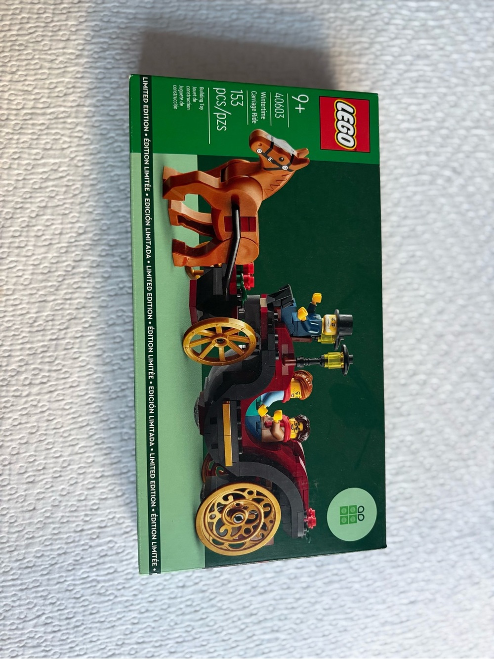 LEGO Horse-Drawn Carriage Set - Brown, Red, Gold